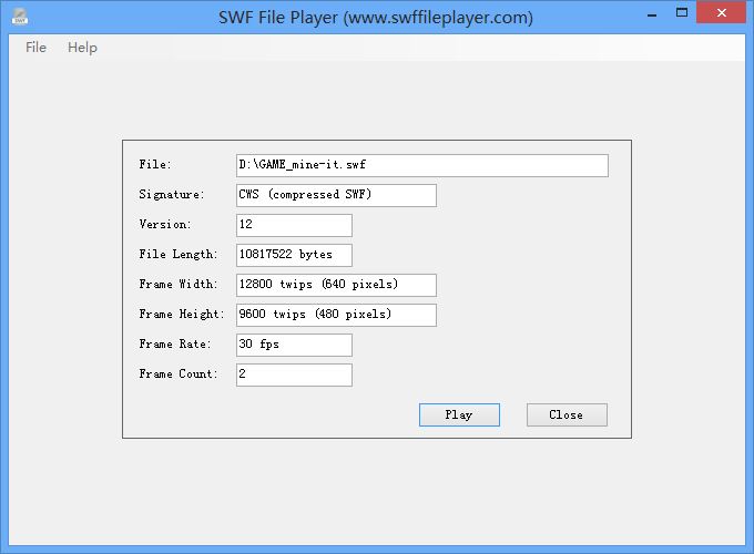 SWF (Flash) Player + File Browser-Full